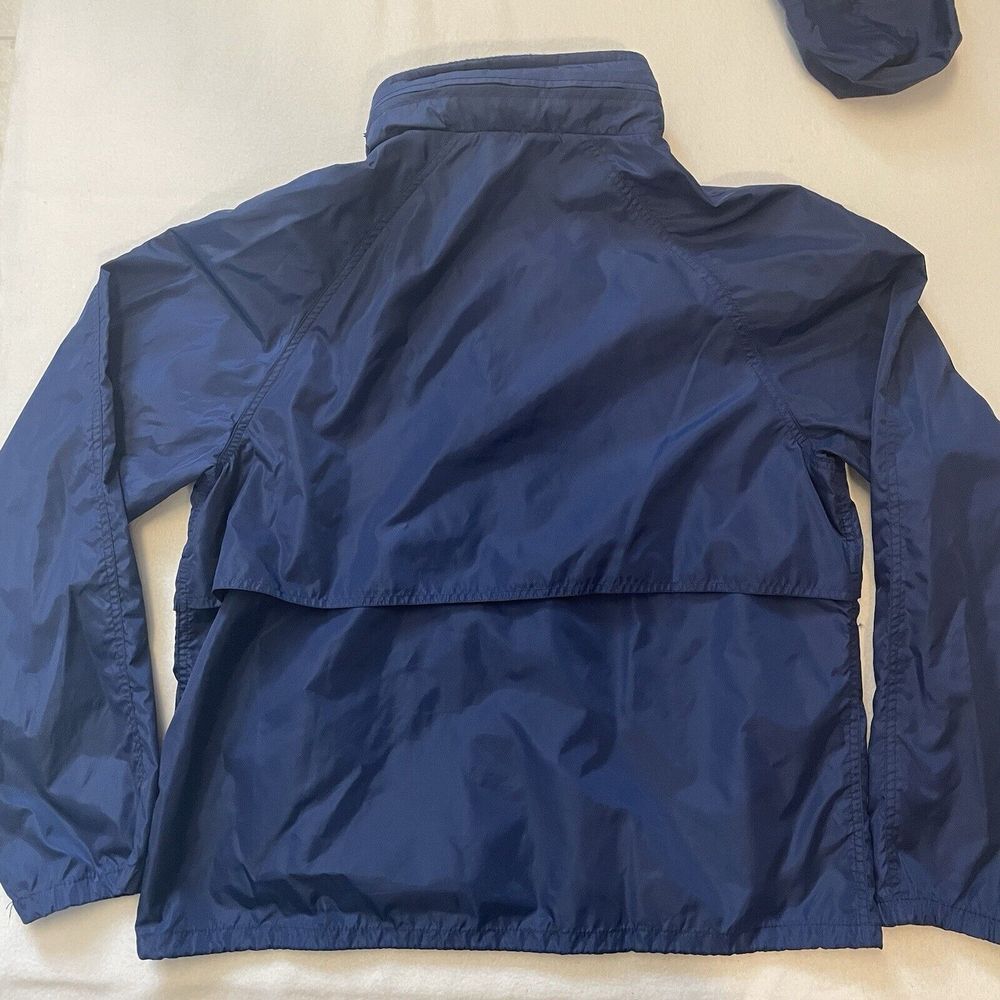 Vintage Eddie Bauer Windbreaker Packable Zip Up Jacket Hooded Men's Size L - Picture 10 of 15